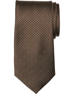Joseph Abboud Narrow Tie, Taupe Basketweave