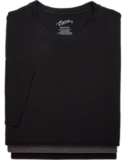 Egara Slim Fit Crewneck T-Shirt, 3-Pack, Black