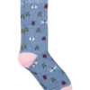 Egara Socks, Chambray Bugs