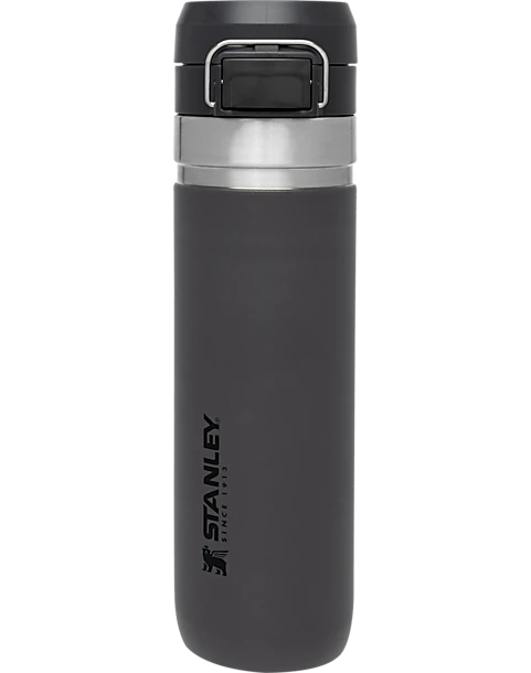 Stanley Quick Flip 24-Ounce GO Bottle, Charcoal 1 Stanley Quick Flip 24-Ounce GO Bottle, Charcoal