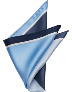 Pronto Uomo Pocket Square, Blue