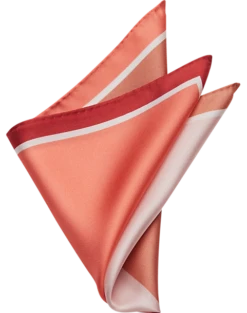 Pronto Uomo Pocket Square, Pink