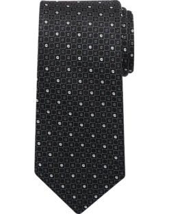 Pronto Uomo Geo Dot Tie, Black
